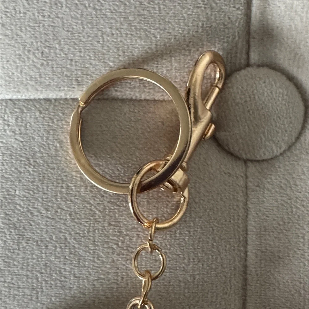 Gold Cherries Bag Charm and Keychain